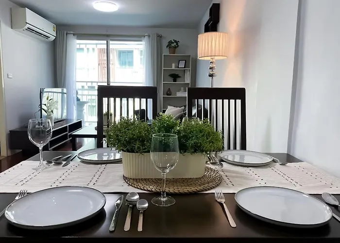 Spacious 53 Sqm - Bts Thong Lo - Ultra Fast Wifi Apartment *